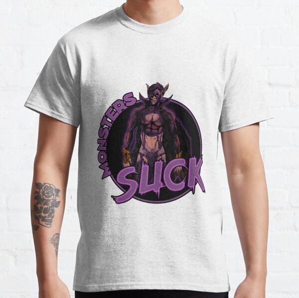 Monsters Suck - Kid Dracula Ultraviolet Style Classic T-Shirt