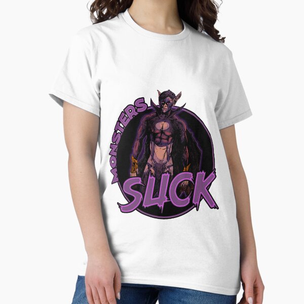 Monsters Suck - Kid Dracula Ultraviolet Style Classic T-Shirt