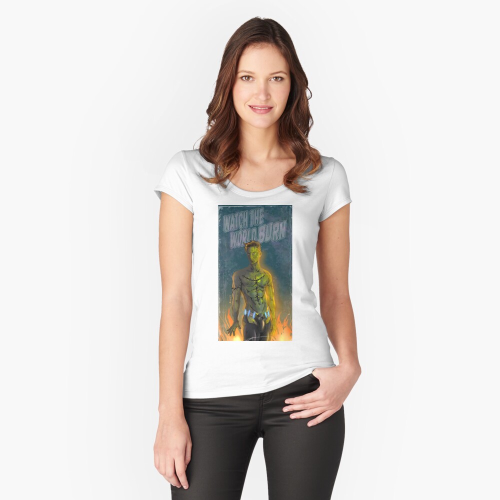 Item preview, Fitted Scoop T-Shirt designed and sold by cerealcreatures.