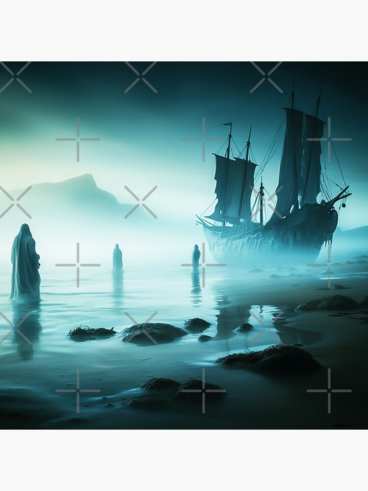 Ghostly Sails Poster Print