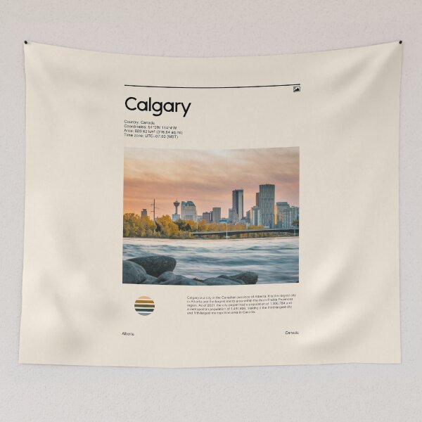 Item preview, Visit Calgary, Canada (Travel poster) designed and sold by RabbitK.
