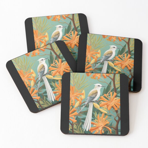 Item preview, Scissor-tailed Flycatcher On A Blossom  designed and sold by Michealfashion.