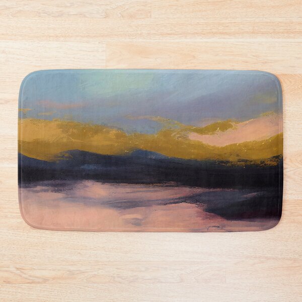 Item preview, Pink Sunset Over Lake Abstract Colorful Landscape  designed and sold by DEC02.