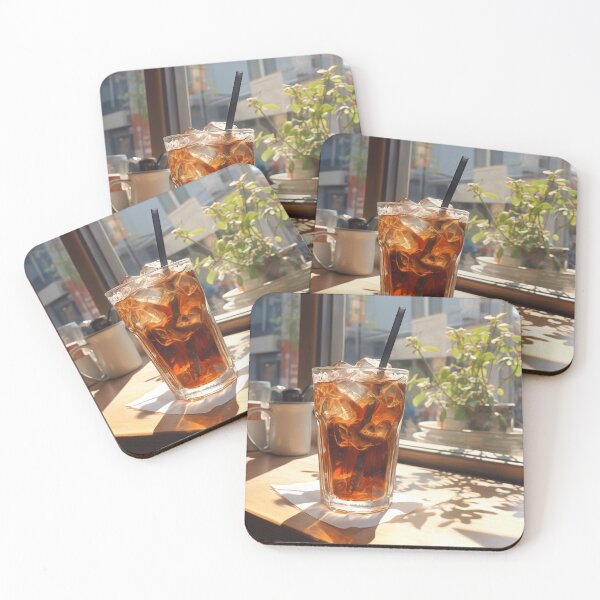Item preview, afternoon sunlight and iced americano designed and sold by tired-puppy.