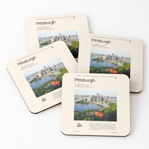 Item preview, Visit Pittsburgh, United States (Travel poster) designed and sold by RabbitK.