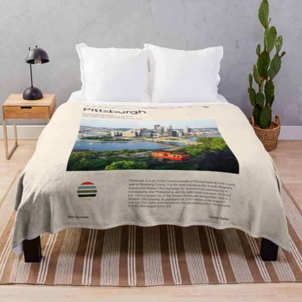 Item preview, Visit Pittsburgh, United States (Travel poster) designed and sold by RabbitK.