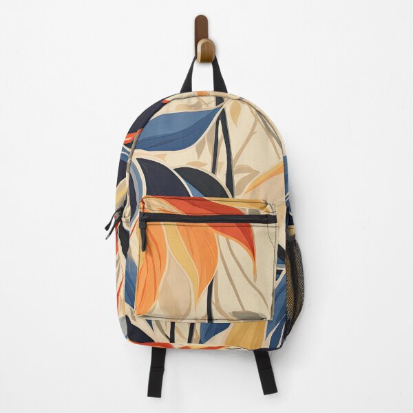Item preview, Yellow, Orange, Golden Leaves Mid-century Modern Style Fall Autumn Art designed and sold by DreamyDaisy.