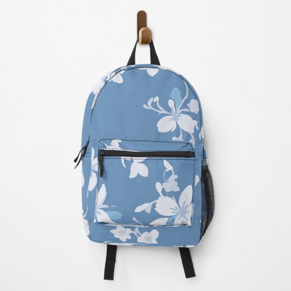 Item preview, Arctic Blue Cherry Blossom Geometric Pattern: Modern Minimalism designed and sold by KuroeStudio.