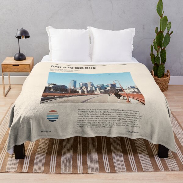 Item preview, Visit Minneapolis, United States (Travel poster) designed and sold by RabbitK.
