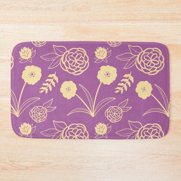 Item preview, Violet Floral Pattern designed and sold by makell-creates.