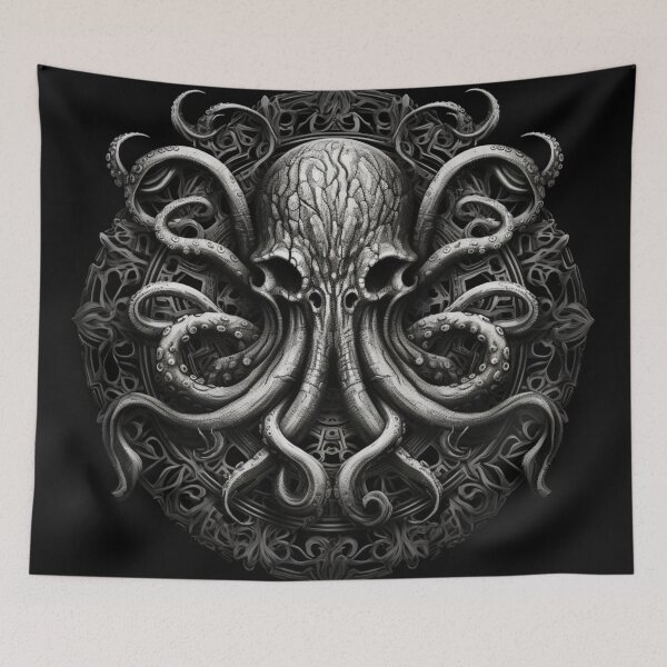 Item preview, Cthulu Skull Emblem designed and sold by AnalyticalDream.