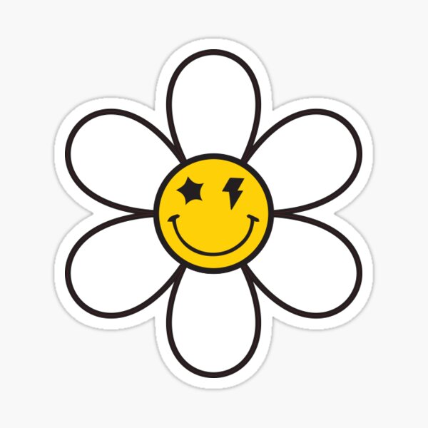 Daisy Stickers, Flower Stickers, Floral Stickers, Vinyl Stickers