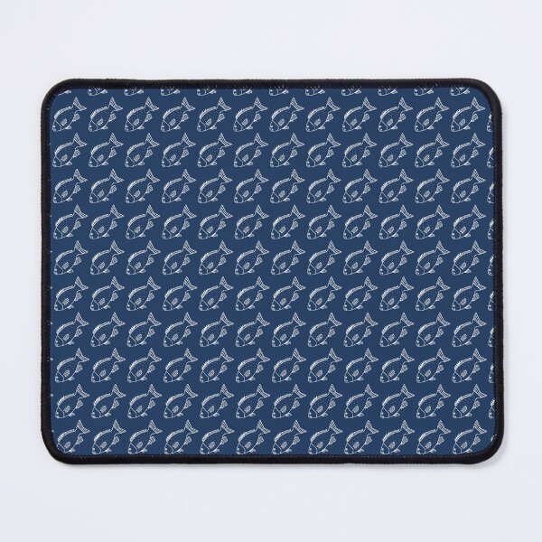 Item preview, Kawaii Bluefish in White on Ocean Blue designed and sold by fruttidimare.
