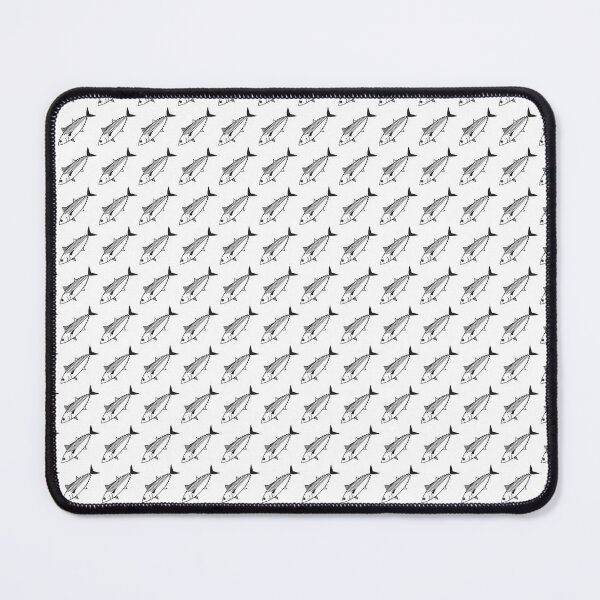 Item preview, Cute Bonito Fish in Black and White designed and sold by fruttidimare.