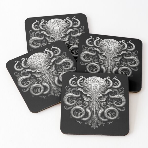 Item preview, Clockwork Cthulu Skull Emblem designed and sold by AnalyticalDream.