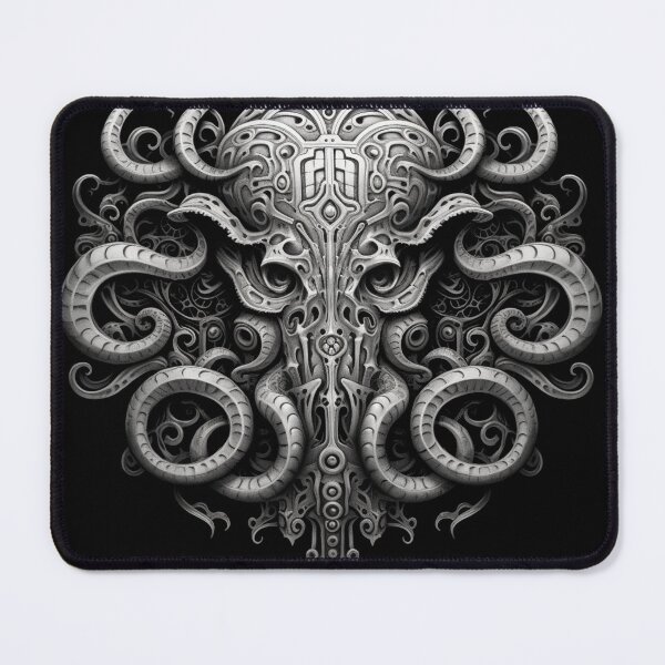 Item preview, Clockwork Cthulu Skull Emblem designed and sold by AnalyticalDream.