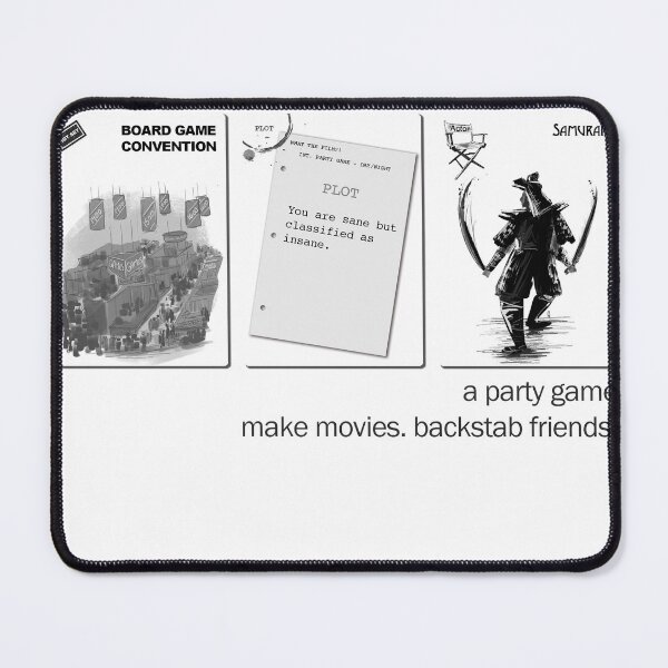 Item preview, What The Film?! a party game. make movies. backstab friends. designed and sold by LethalChicken.