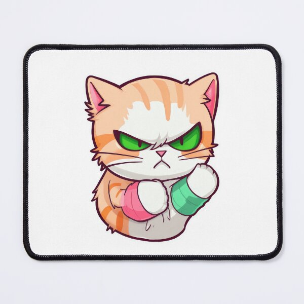 Item preview, Tater Tot cute green eyed fighter designed and sold by ParkkerTos.