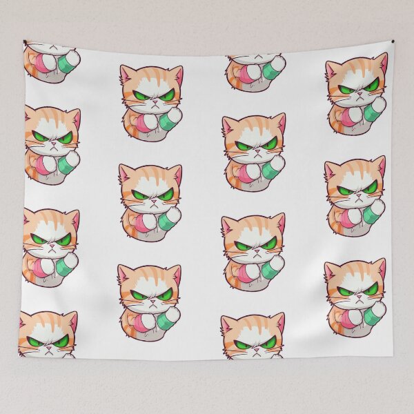 Item preview, Tater Tot cute green eyed fighter designed and sold by ParkkerTos.
