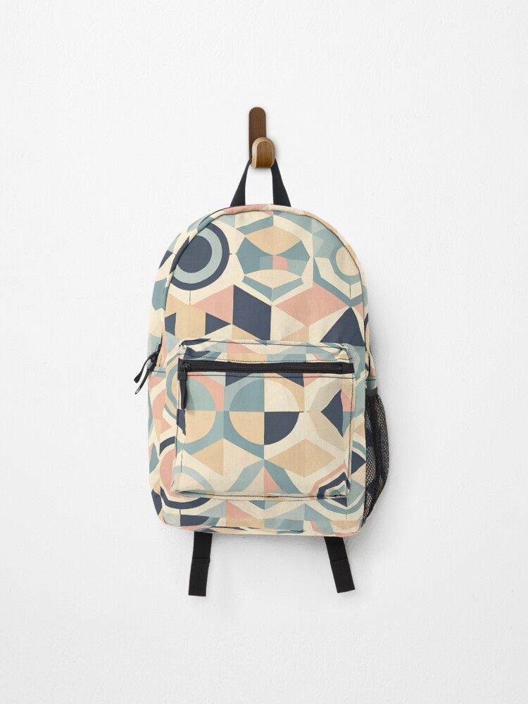 Thumbnail 1 of 3, Backpack, Pattern geometric shape designed and sold by Rinohana.