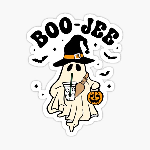 Boo-Jee SVG, Ghost With Stanley Cup SVG, Cute Trendy Halloween SVG