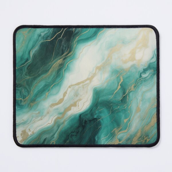 Item preview, Emerald Green Abstract Marble designed and sold by DreamyDaisy.
