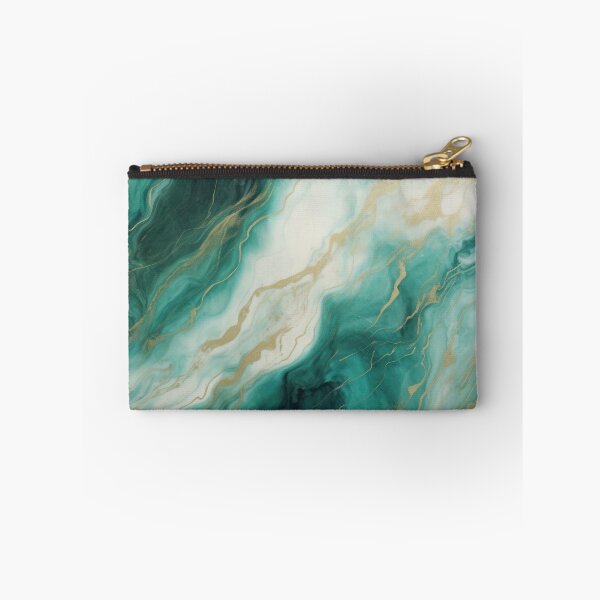Item preview, Emerald Green Abstract Marble designed and sold by DreamyDaisy.