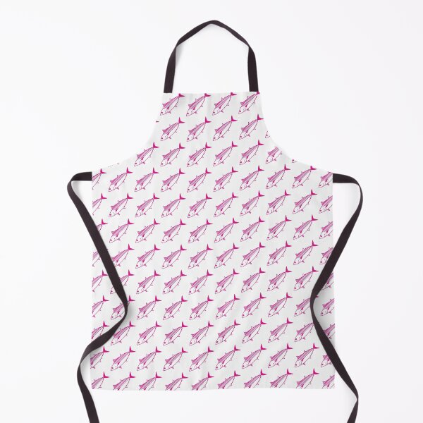 Item preview, Cute Bonito Fish in Hot Pink and White designed and sold by fruttidimare.