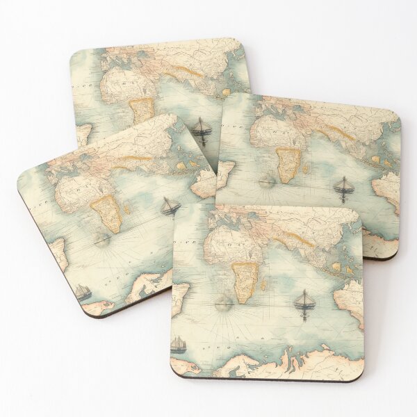 Item preview, Vintage Map Reverie designed and sold by natthaaekf.