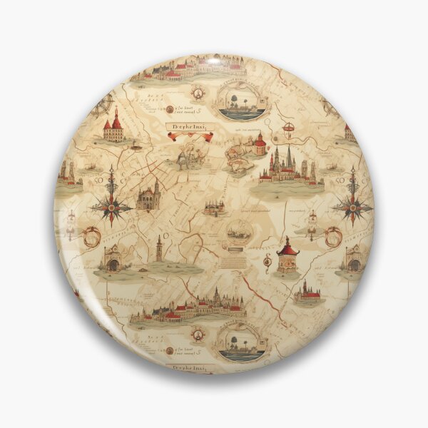 Item preview, Artistry in Antique Maps designed and sold by natthaaekf.
