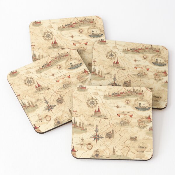 Item preview, Artistry in Antique Maps designed and sold by natthaaekf.