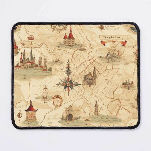 Item preview, Artistry in Antique Maps designed and sold by natthaaekf.