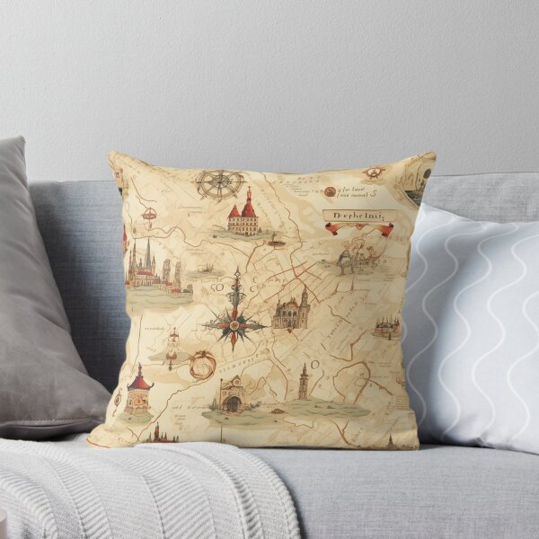 Item preview, Artistry in Antique Maps designed and sold by natthaaekf.