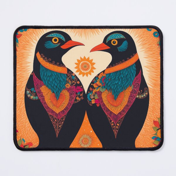 Item preview, Folk Art Pretty Birds designed and sold by Retro Salt.