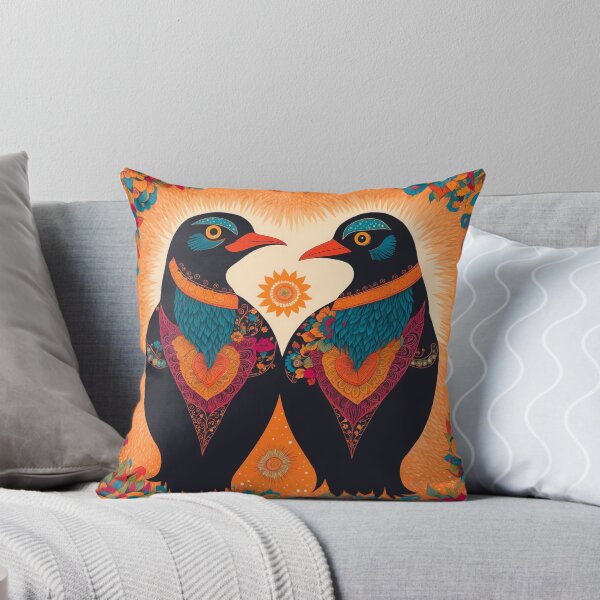 Item preview, Folk Art Pretty Birds designed and sold by Retro Salt.
