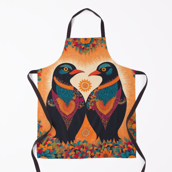 Item preview, Folk Art Pretty Birds designed and sold by Retro Salt.