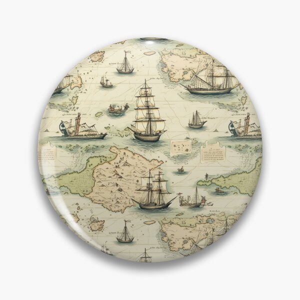 Item preview, Antique Map Masterpiece designed and sold by natthaaekf.