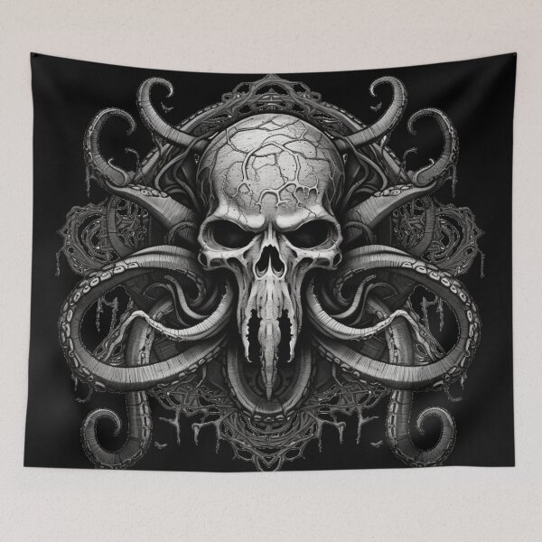 Item preview, Cthulu Evil Skull designed and sold by AnalyticalDream.