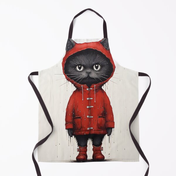 Item preview, The cat in the rain designed and sold by inkArtistryfine.