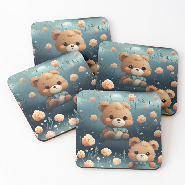 Item preview, Cute cartoon bears seamless pattern designed and sold by MiraCleAI.