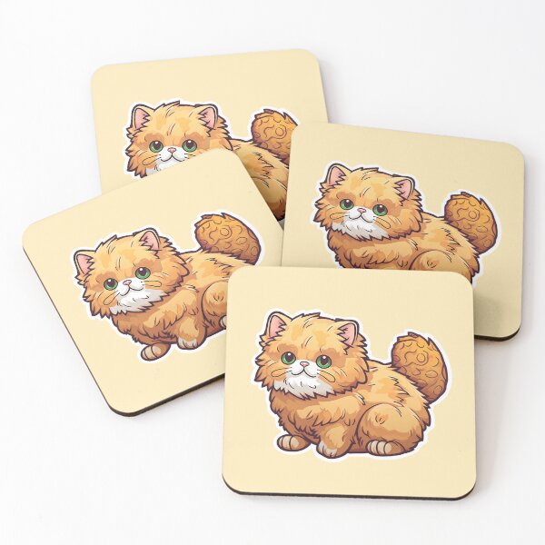 Item preview, Kawaii cat curved whiskers designed and sold by ParkkerTos.