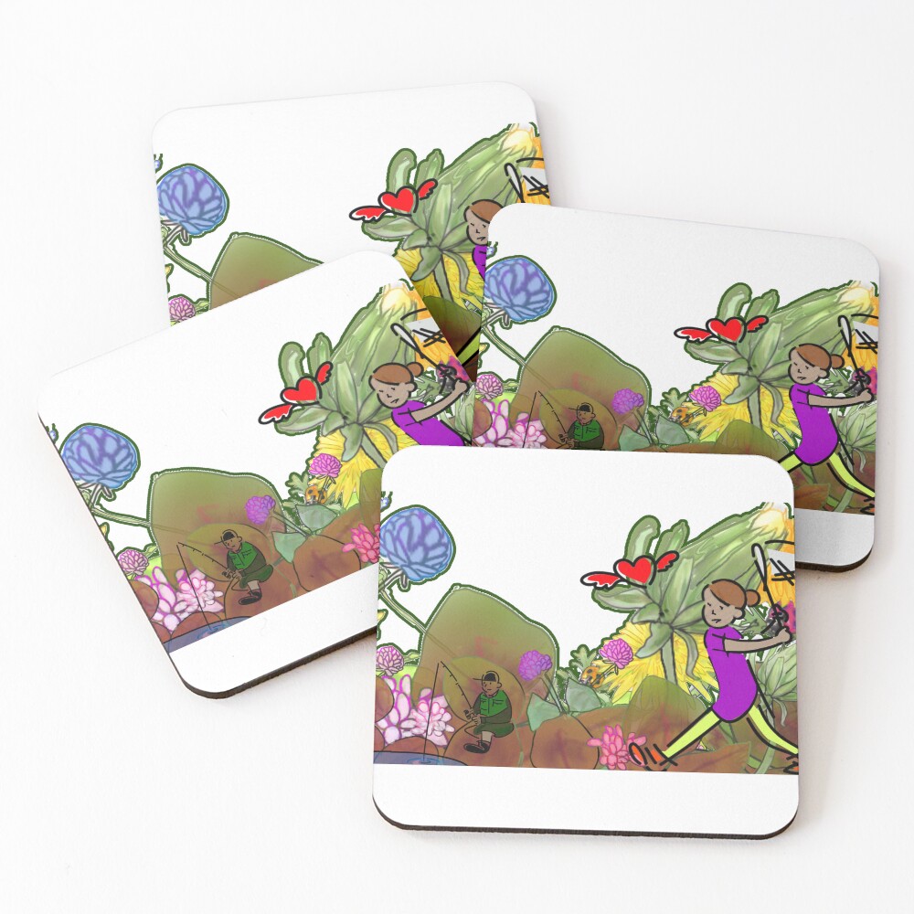 Item preview, Coasters (Set of 4) designed and sold by BomShellsDesign.