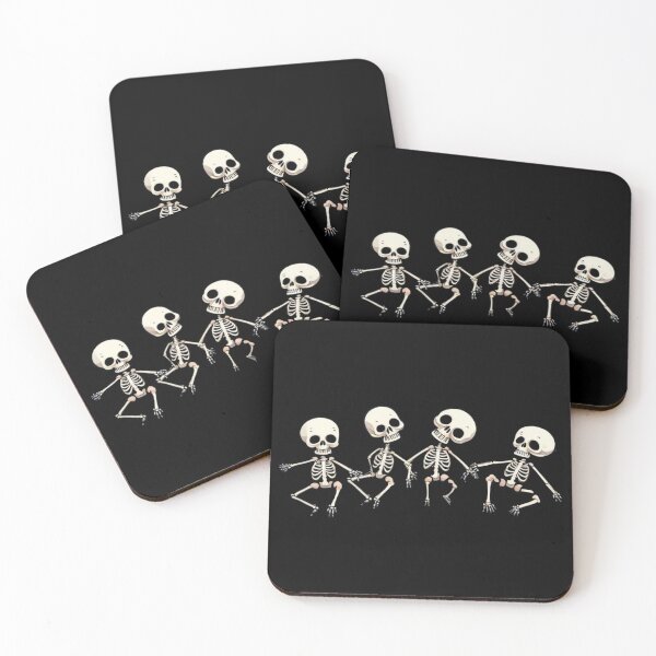 Item preview, Dancing Skeletons Dance Skeleton Dancers Funny Skeletons Gifts Halloween Funny gifts for Halloween Skull Spooky Time Szn designed and sold by MatthewViews.