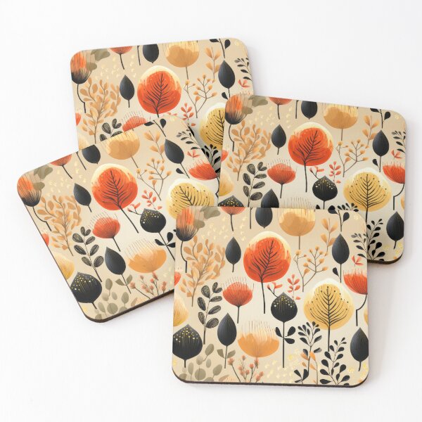 Item preview, Autumn leaves seamless pattern designed and sold by MiraCleAI.