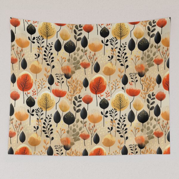 Item preview, Autumn leaves seamless pattern designed and sold by MiraCleAI.