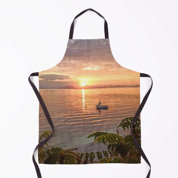 Item preview, Fishing Boat Dawn Sunrise Corfu Greece nickbrayimages designed and sold by nickbrayimages.