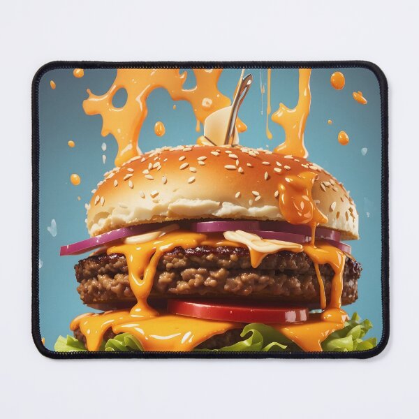 Item preview, Sizzling Cheeseburger designed and sold by Bondeply.
