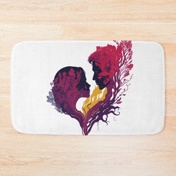Item preview, Eternal Embrace: A Vibrant Love Silhouetted Against Time designed and sold by LoveSecrets.
