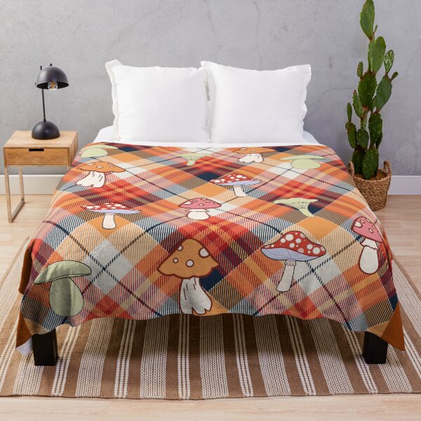 Item preview, Funky Mushroom Plaid designed and sold by Ashley Gagnon.