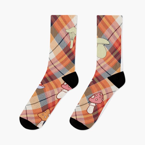 Item preview, Funky Mushroom Plaid designed and sold by Ashley Gagnon.